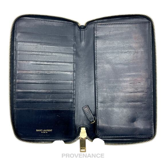 🔴 Saint Laurent Paris SLP Zip Long Wallet - Monogram - Picture 6 of 8
